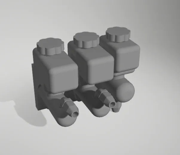Master Cylinder Set (Square Reservoirs)