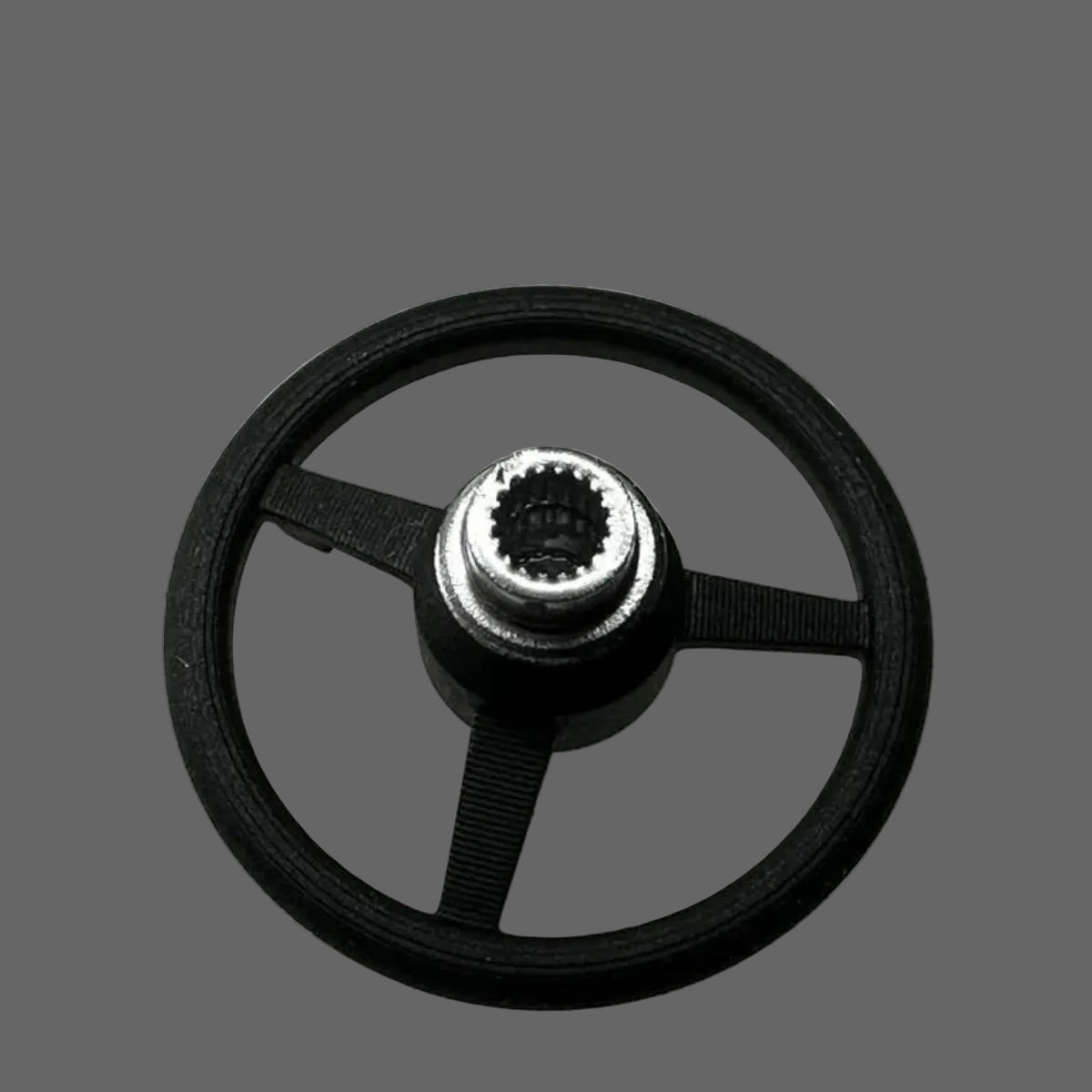 Old School Steering Shaft with Padding - Includes Steering Wheel