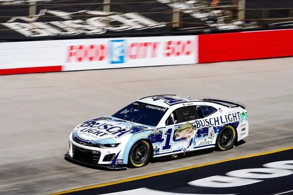 2024 Ross Chastain Busch Light Bass Bristol Spring Race Scheme