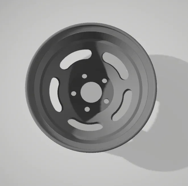 5 Hole Wheel - Old School - 2 Piece - Set of 4