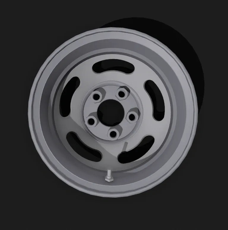 5 Hole Wheel - Old School - 2 Piece - Set of 4