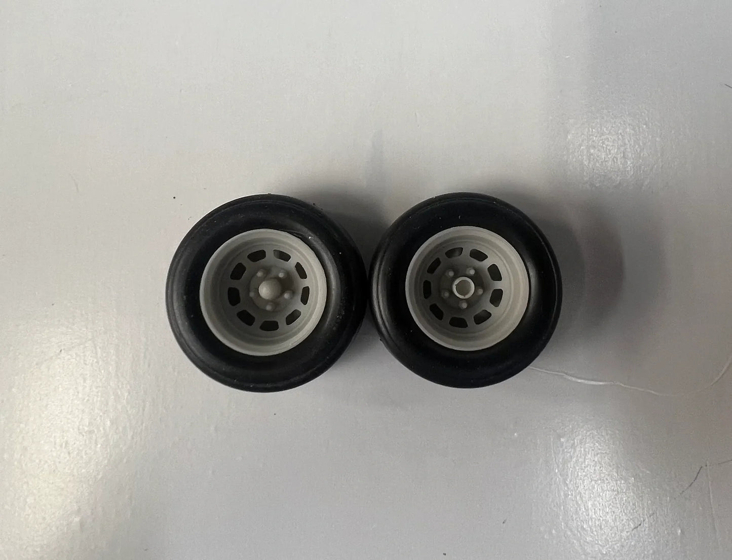 9 Hole Wheels with Hubs - Larger Holes - Set of 4