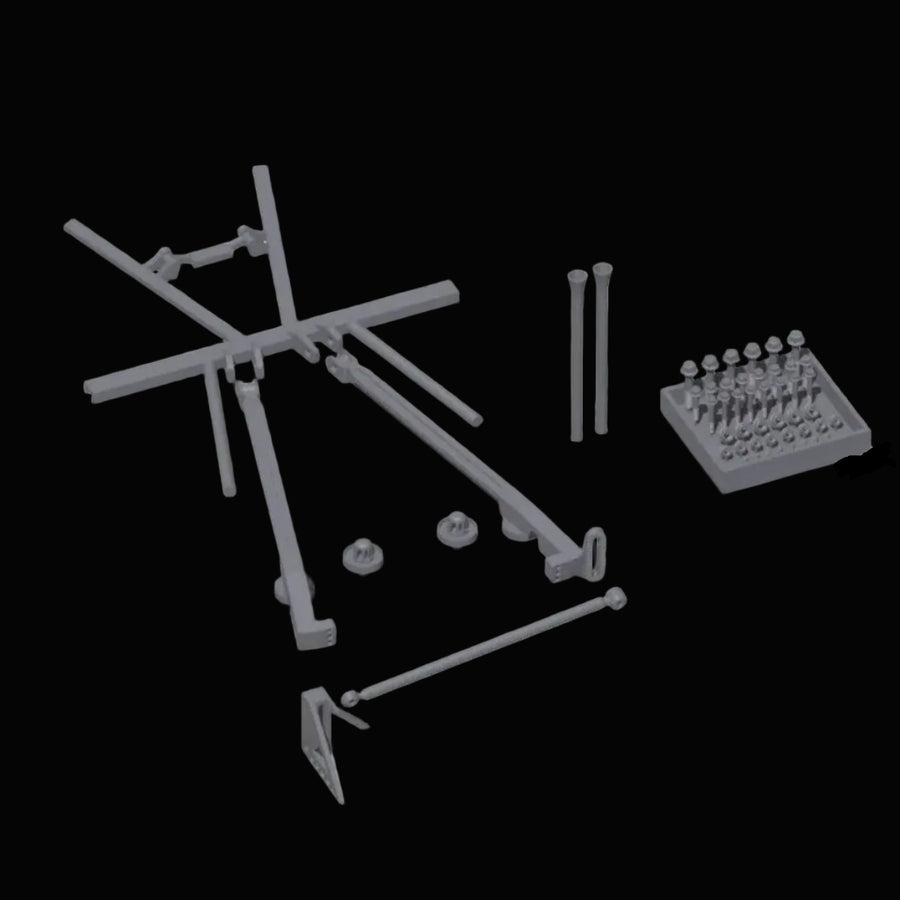 1/24 Scale NASCAR Truck Arm Rear Suspension Set (1983–2007)