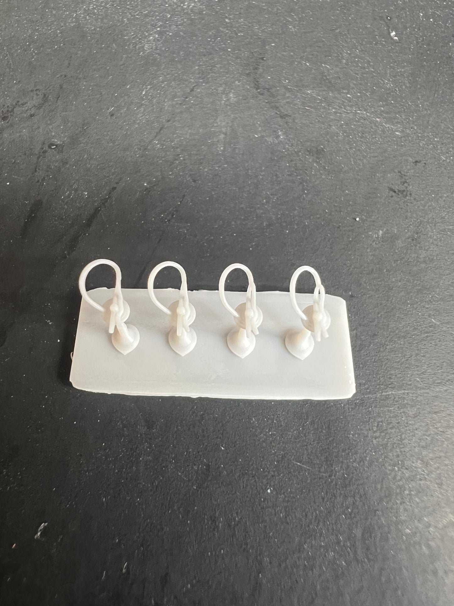 Hood Pins w/ Lanyard – 1/24 Scale -  Includes 2 sets of 4