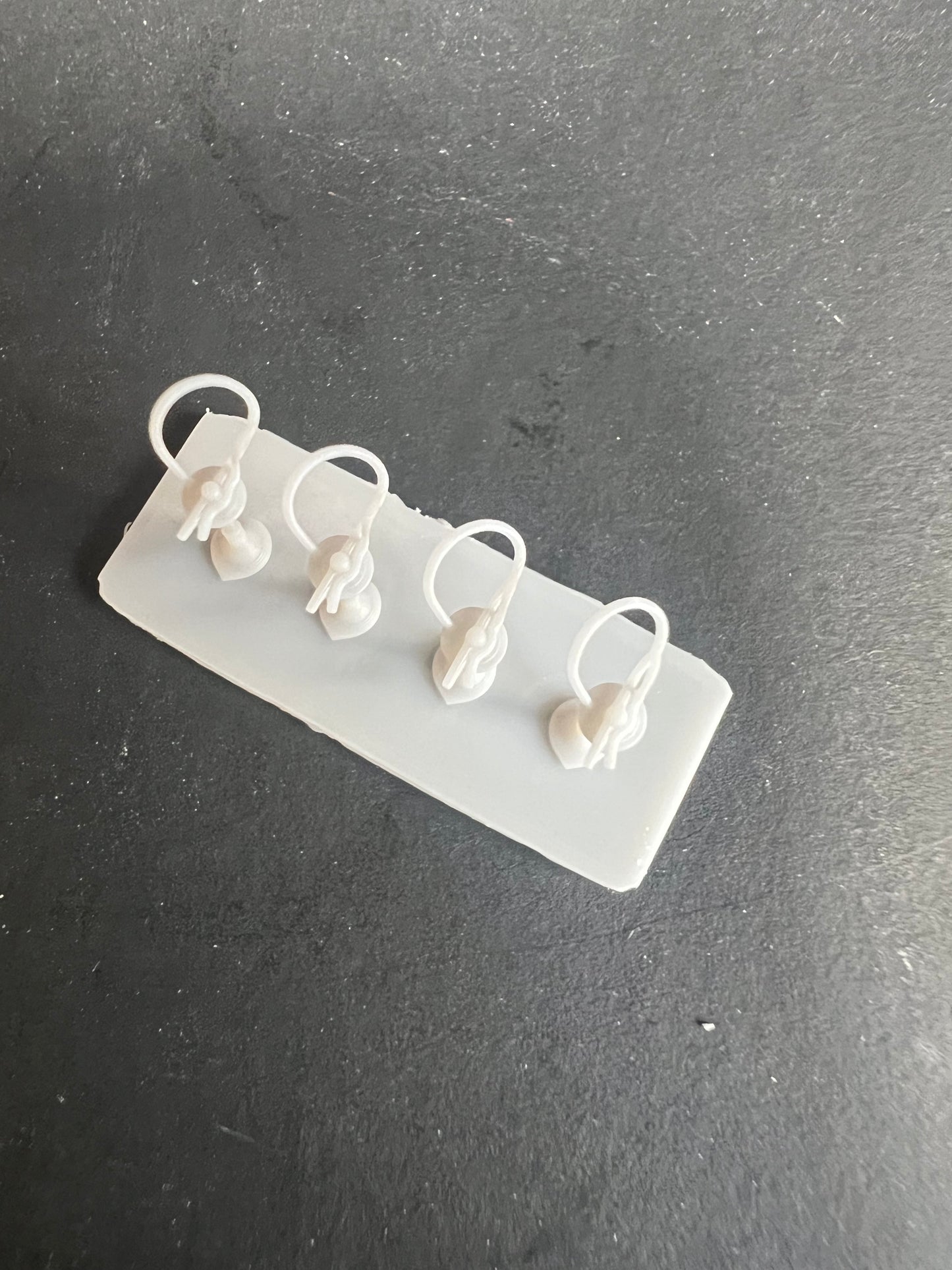 Hood Pins w/ Lanyard – 1/24 Scale -  Includes 2 sets of 4