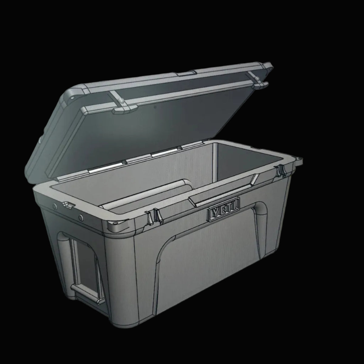 Cooler with Lid and 12 Cans