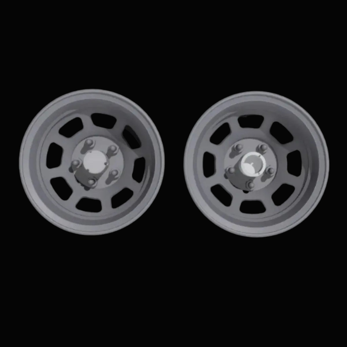 Dale Earnhardt's Daytona 500 Win 8 Hole Aero Wheels Set