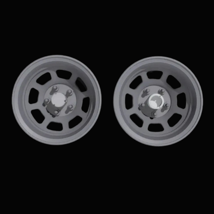 Dale Earnhardt's Daytona 500 Win 8 Hole Aero Wheels Set