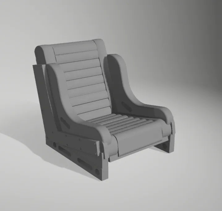 Dale Earnhardt Sr. 80's Style Seat with headrest