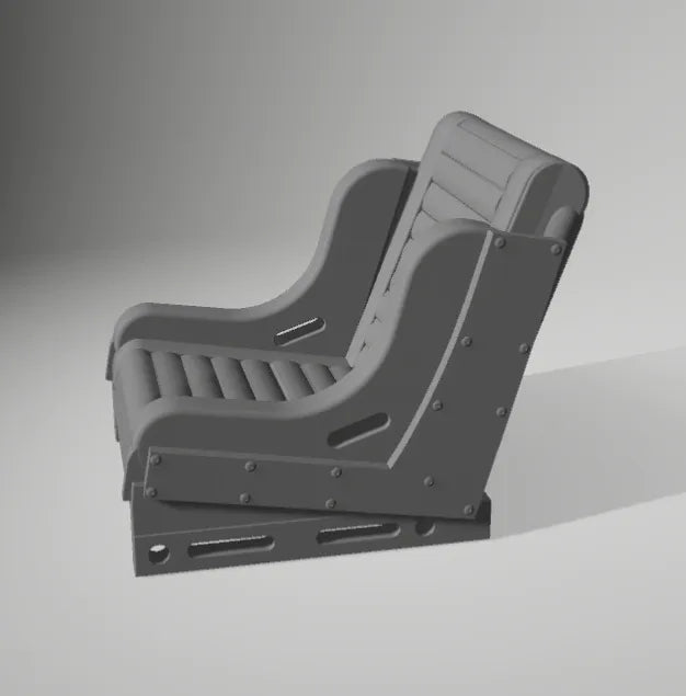 Dale Earnhardt Sr. 80's Style Seat with headrest