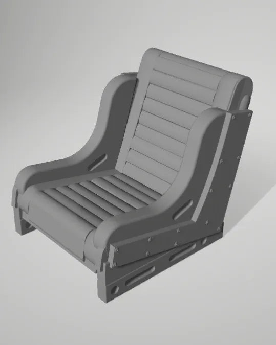 Dale Earnhardt Sr. 80's Style Seat with headrest