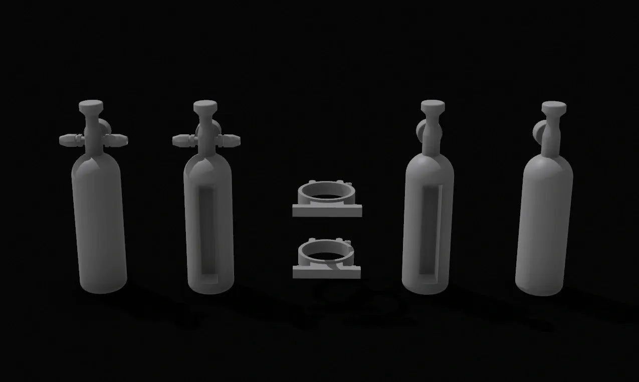 Fire Extinguishers -Includes 1 Bottle & 2 Mounting Brackets - Choice of 4 Different Styles