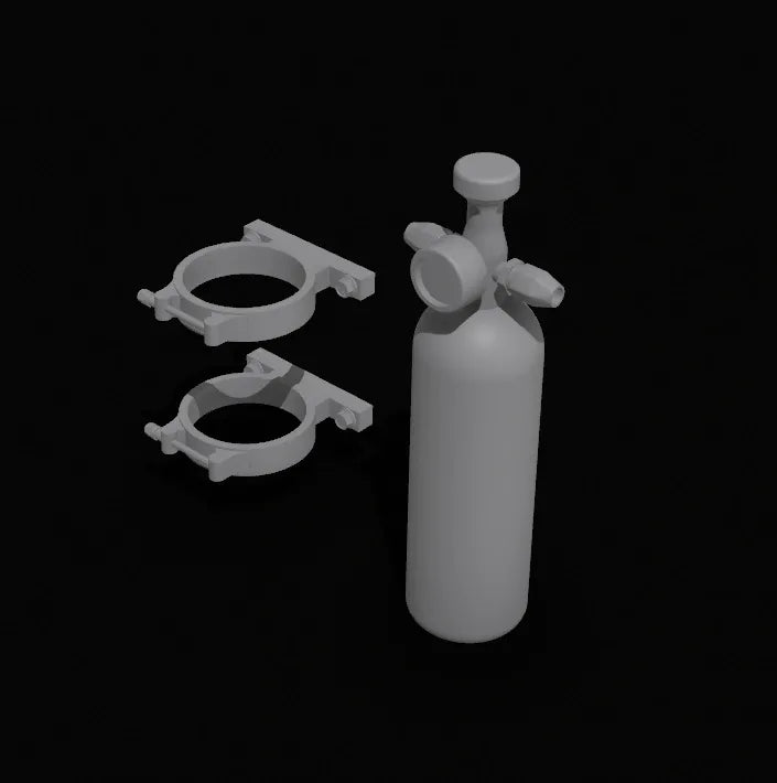 Fire Extinguishers -Includes 1 Bottle & 2 Mounting Brackets - Choice of 4 Different Styles