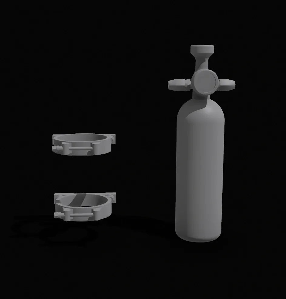 Fire Extinguishers -Includes 1 Bottle & 2 Mounting Brackets - Choice of 4 Different Styles