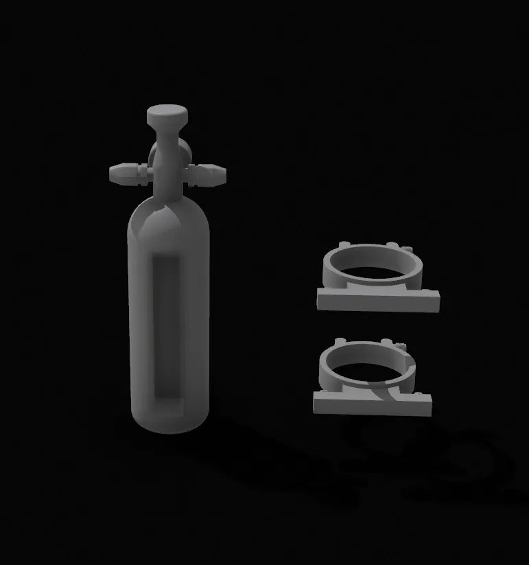 Fire Extinguishers -Includes 1 Bottle & 2 Mounting Brackets - Choice of 4 Different Styles