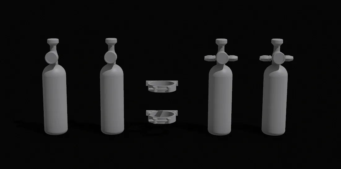 Fire Extinguishers -Includes 1 Bottle & 2 Mounting Brackets - Choice of 4 Different Styles