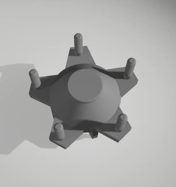 Front & Rear Hubs for Modifieds (Dirt/Asphalt) 2 front 2 rear