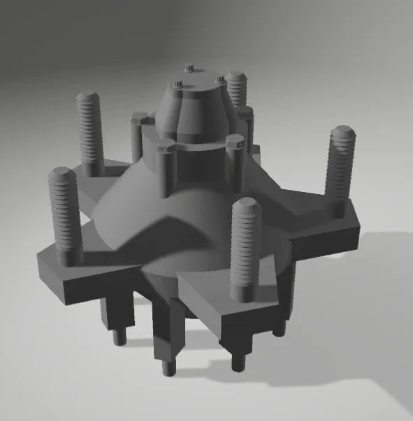 Front & Rear Hubs for Modifieds (Dirt/Asphalt) 2 front 2 rear
