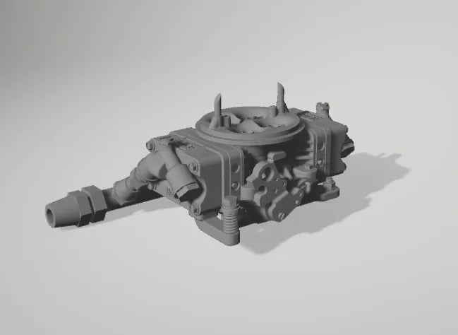 Holley Carb with Fuel Line