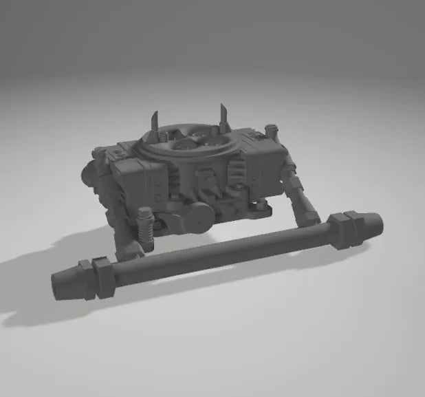 Holley Carb with Fuel Line