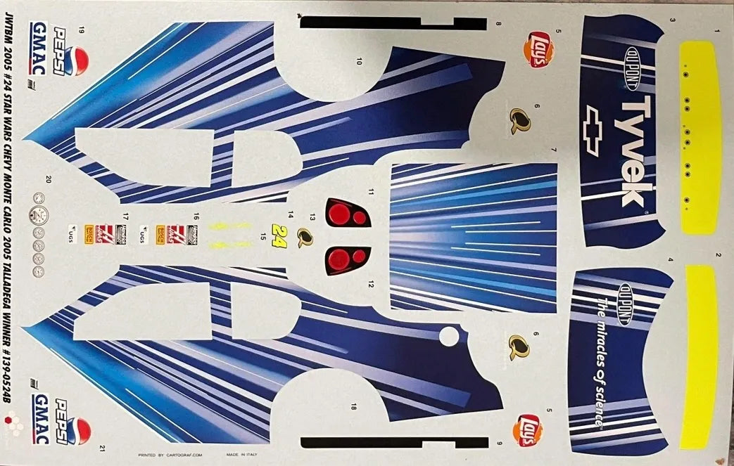 Jeff Gordon 2005 Chevy Star Wars 2005 Talledega Winner