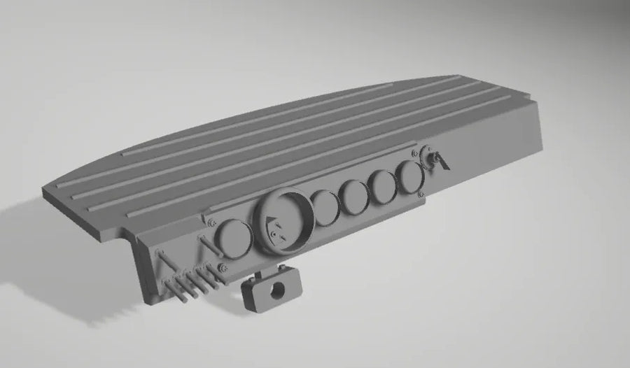 Jeff Gordon "Blacker" Dash for 95-98 Monte Carlo Slab Side Kit - includes steering shaft and wheel