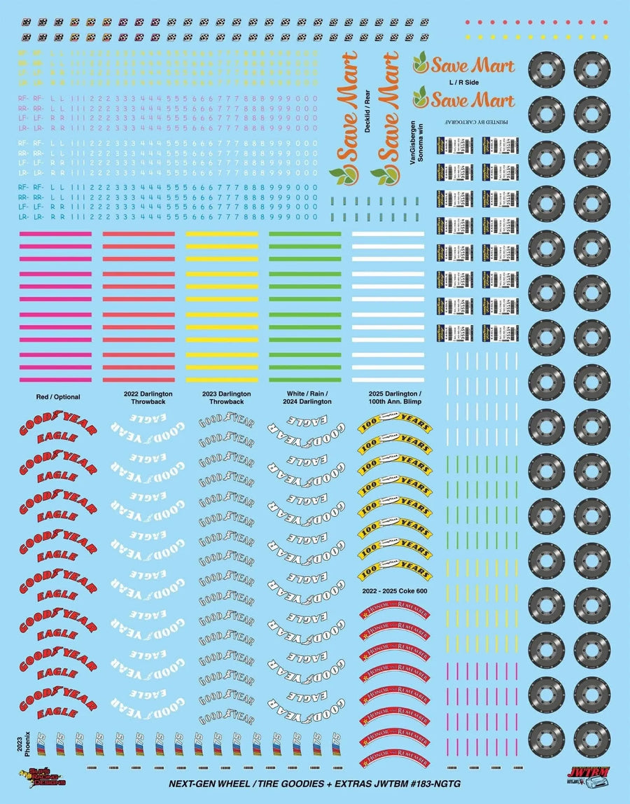 JWTBM Next Gen Tire Goodies Sheet