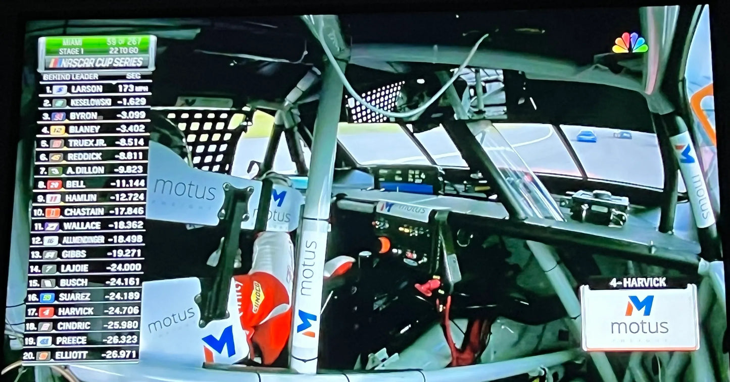Kevin Harvick Budweiser Homestead Throwback - JWTBM Powered By Outlaws - Includes 3D Printed Dash with Steering Shaft and Wheel