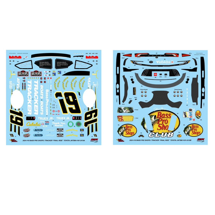 Martin Truex Jr. Last Ride Bass Pro Scheme by JWTBM