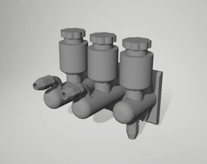 Master Cylinder Set (Round Reservoirs)