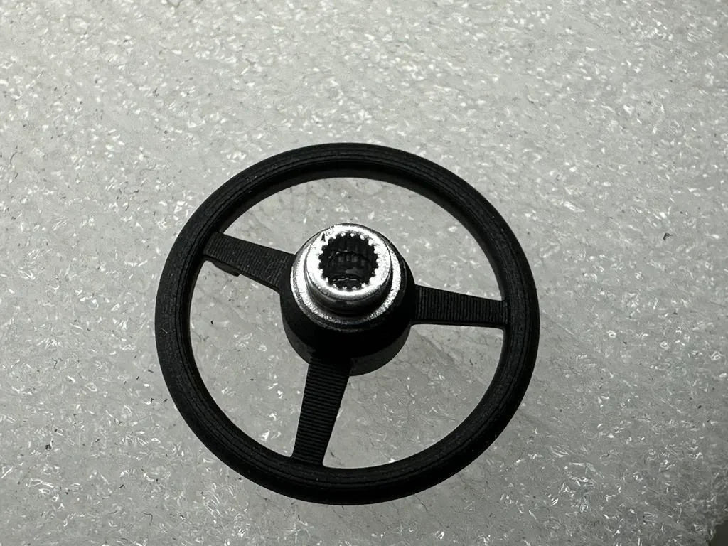 New Style Steering Shaft with Padding (Includes Wheel)
