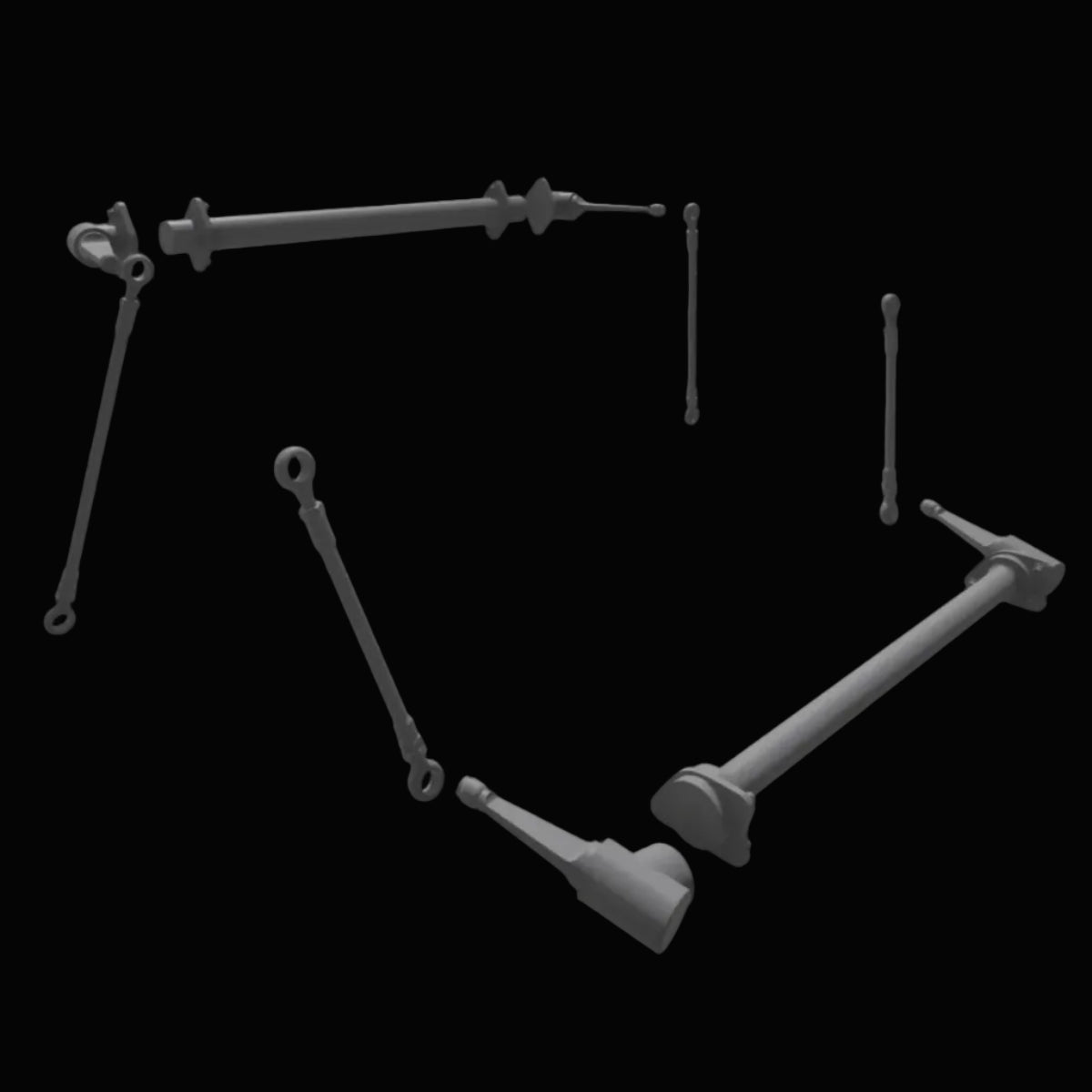 Next Gen Front & Rear Sway Bar Set - 10 Pcs