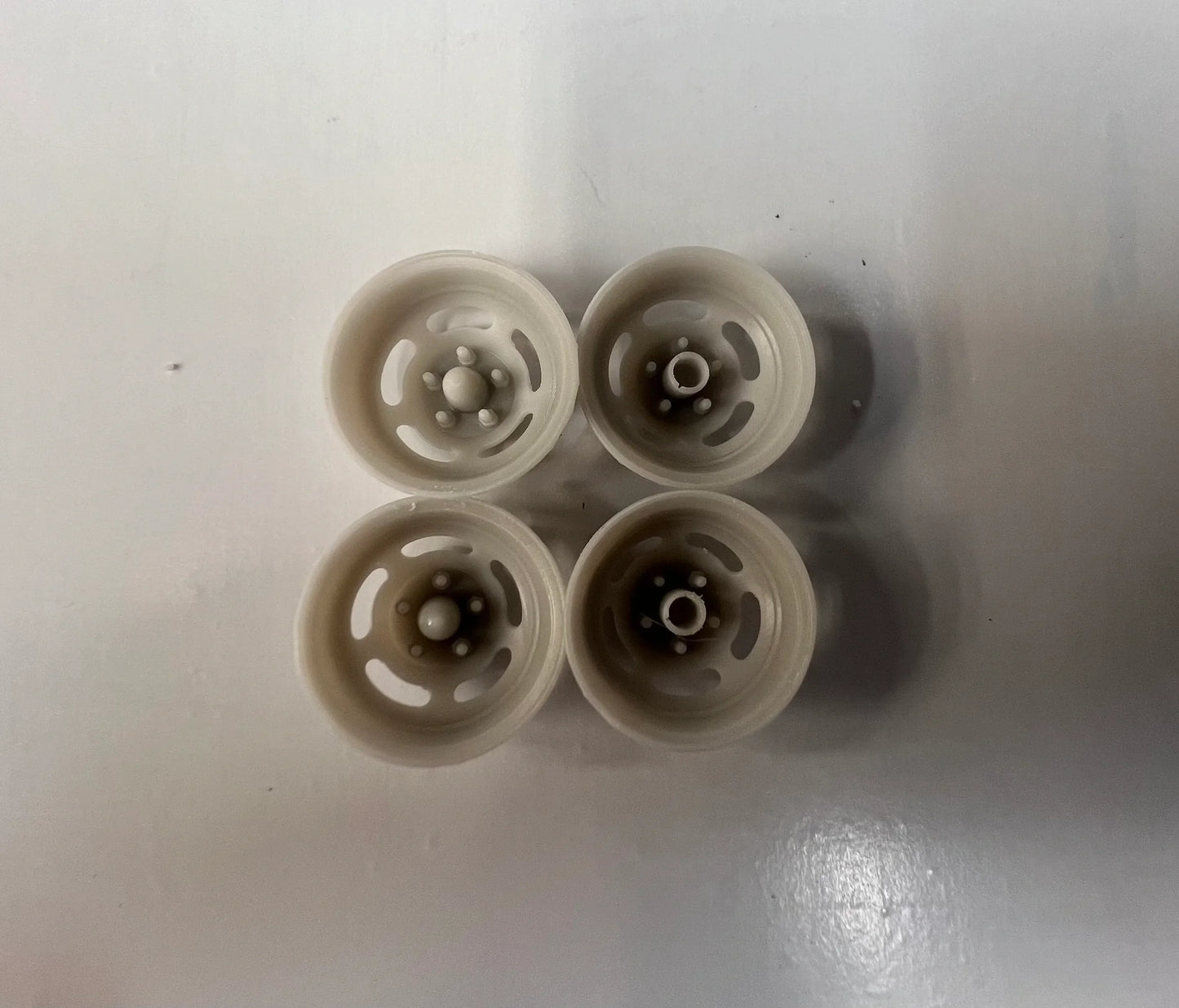 Old School 5 Hole Wheels with Hubs - Set of 4