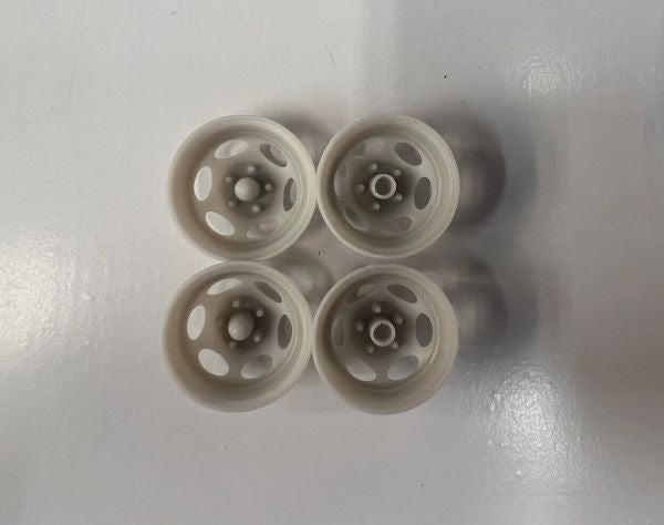 6 Hole Wheels w/Hubs - Set of 4