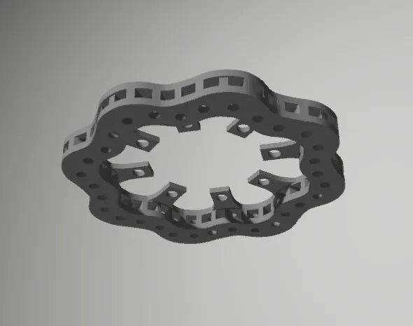Scalloped Brake Rotor (For Modifieds) Set of 4