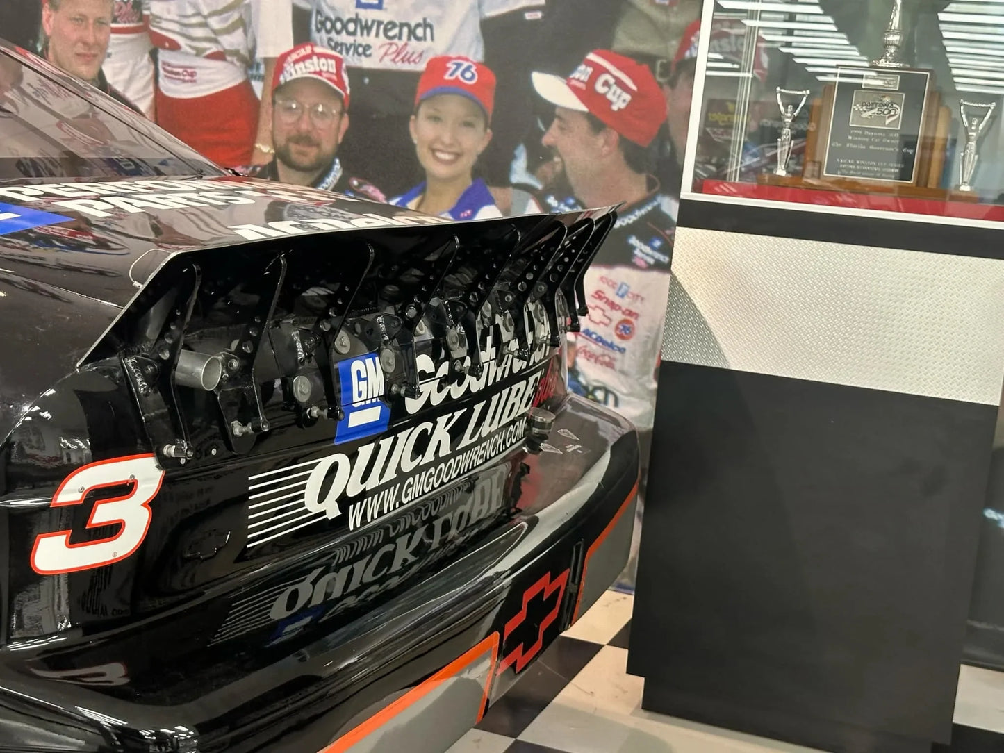 Spoiler Brace set for Dale Earnhardt Sr.'s 1998 Daytona 500 Winning Monte Carlo