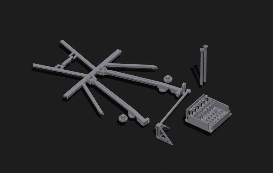 Truck Arm Set For 2003-2007 Monogram/Revell Nascar Kits (includes Differential)