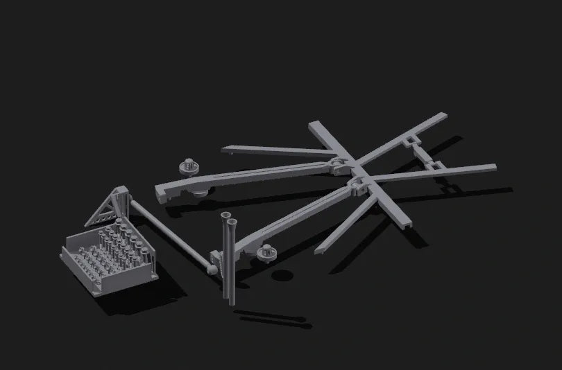 1/24 Scale NASCAR Truck Arm Rear Suspension Set (1983–2007)