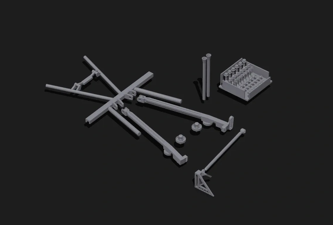 1/24 Scale NASCAR Truck Arm Rear Suspension Set (1983–2007)