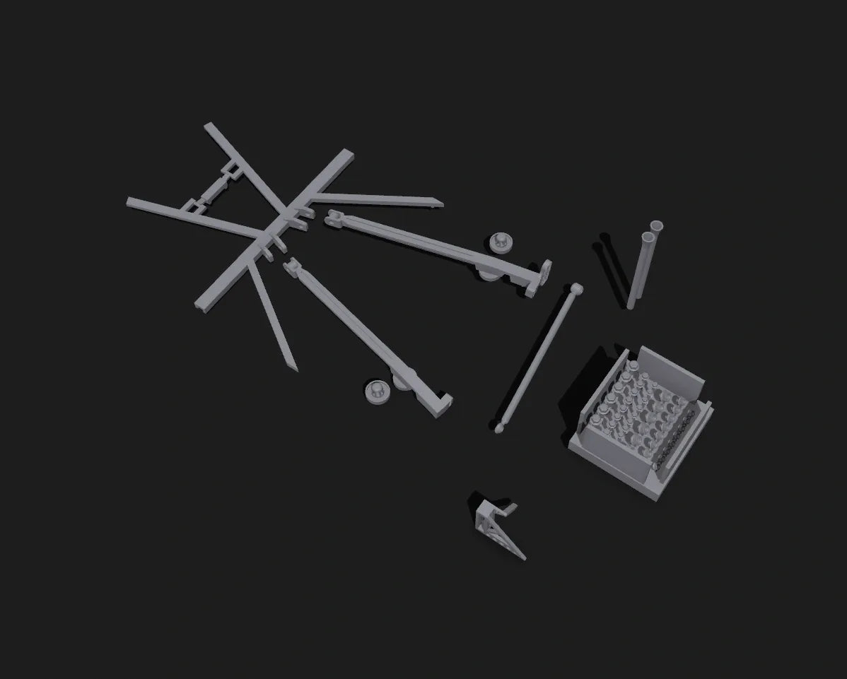 1/24 Scale NASCAR Truck Arm Rear Suspension Set (1983–2007)